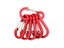 6pcs Alloy Aluminum Carabiner Travel Hook For Camping Mountaineering Carousel 4