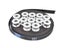 POWGE Silver Creality K1/K1 Max Kit 2GT-7.7 RF Belt 20T 2GT Idler Pulley Bore Carousel 5