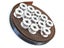POWGE Silver Creality K1/K1 Max Kit 2GT-7.7 RF Belt 20T 2GT Idler Pulley Bore Carousel 6