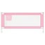 vidaXL Toddler Safety Bed Rail Pink 200x25 cm Fabric Carousel 3