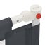 vidaXL Toddler Safety Bed Rail Dark Grey 150x25 cm Fabric Carousel 6