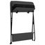 vidaXL Changing Table Anthracite Iron Carousel 5