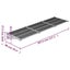 vidaXL Door Canopy Black 297.5x90 cm Polycarbonate Carousel 6