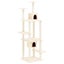 vidaXL Cat Tree with Sisal Scratching Posts Cream 176 cm Carousel 2
