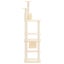 vidaXL Cat Tree with Sisal Scratching Posts Cream 176 cm Carousel 4