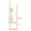 vidaXL Cat Tree with Sisal Scratching Posts Cream 154 cm Carousel 4
