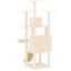 vidaXL Cat Tree with Sisal Scratching Posts Cream 154 cm Carousel 5