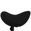vidaXL Work Stool Black Faux Leather Carousel 5