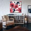 ON SALE FREE SHIPPING - Canvas Art Print - Flower Poppies Seamless Pattern Carousel 3