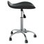 vidaXL Salon Spa Stool Black Faux Leather Carousel 3