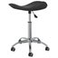 vidaXL Salon Spa Stool Black Faux Leather Carousel 4