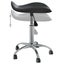 vidaXL Salon Spa Stool Black Faux Leather Carousel 5