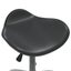 vidaXL Salon Spa Stool Black Faux Leather Carousel 6