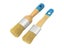 3 Pcs/Set Ergonomic Handle Chalk Wax Paint Brushes Bristle Stencil Brushes Tool Carousel 5