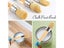 3 Pcs/Set Ergonomic Handle Chalk Wax Paint Brushes Bristle Stencil Brushes Tool Carousel 7