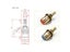 2x Brass 1/2" Tap Cartridge Valve Ceramic Disc Gland Quarter Turn 20 Teeth Carousel 5