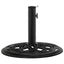vidaXL Umbrella Base Black 44x44x31 cm Cast Iron Carousel 2