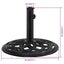 vidaXL Umbrella Base Black 44x44x31 cm Cast Iron Carousel 7