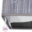 vidaXL Bamboo Laundry Basket with 2 Sections Grey 100 L Carousel 8