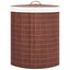 vidaXL Bamboo Corner Laundry Basket Brown 60 L Carousel 3