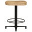 vidaXL Bar Stools 2 pcs 52 cm Solid Mango Wood Carousel 3