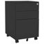 vidaXL Mobile File Cabinet Anthracite 39x45x60 cm Steel Carousel 1