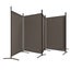 vidaXL 5-Panel Room Divider Anthracite 433x180 cm Fabric Carousel 4