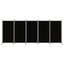 vidaXL 5-Panel Room Divider Black 433x180 cm Fabric Carousel 3