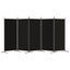 vidaXL 5-Panel Room Divider Black 433x180 cm Fabric Carousel 4
