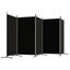 vidaXL 5-Panel Room Divider Black 433x180 cm Fabric Carousel 5
