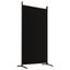 vidaXL 5-Panel Room Divider Black 433x180 cm Fabric Carousel 6