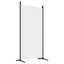 vidaXL 6-Panel Room Divider White 520x180 cm Fabric Carousel 6