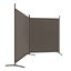 vidaXL 2-Panel Room Divider Anthracite 348x180 cm Fabric Carousel 4