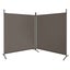 vidaXL 2-Panel Room Divider Anthracite 348x180 cm Fabric Carousel 5