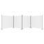vidaXL 4-Panel Room Divider White 698x180 cm Fabric Carousel 5