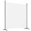 vidaXL 4-Panel Room Divider White 698x180 cm Fabric Carousel 6
