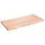 vidaXL Wall Shelf Light Brown 80x40x2 cm Treated Solid Wood Oak Carousel 1