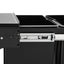 vidaXL Kitchen Cupboard Pull-out Dustbin Soft-Close 48 L Carousel 6