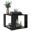 vidaXL Coffee Table Black 40x40x30 cm Engineered Wood Carousel 3