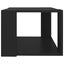 vidaXL Coffee Table Black 40x40x30 cm Engineered Wood Carousel 4