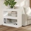 vidaXL Book Cabinet/Room Divider White 80x30x72 cm Carousel 6