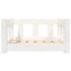 vidaXL Dog Bed White 55.5x45.5x28 cm Solid Wood Pine Carousel 4