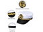 Navy Marine Sailor Captain Yacht Skipper Hat Funny Party Hat Costume Accessory Carousel 5