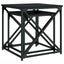 vidaXL Nesting Coffee Tables 2 pcs Black Engineered Wood Carousel 8