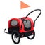 vidaXL 2-in-1 Pet Bike Trailer & Jogging Stroller Red and Black Carousel 5