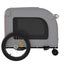 vidaXL Pet Bike Trailer Orange and Grey Oxford Fabric and Iron Carousel 7