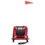 vidaXL Pet Bike Trailer Red and Grey Oxford Fabric and Iron Carousel 4