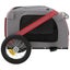 vidaXL Pet Bike Trailer Red and Grey Oxford Fabric and Iron Carousel 7