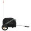 vidaXL Pet Bike Trailer Grey and Black Oxford Fabric and Iron Carousel 6