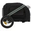 vidaXL Pet Bike Trailer Grey and Black Oxford Fabric and Iron Carousel 7